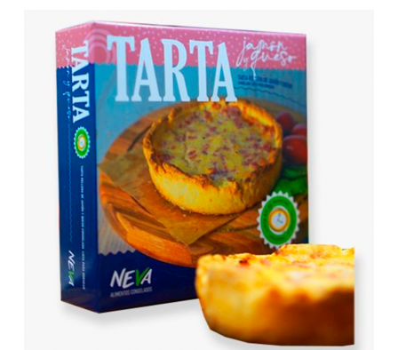 TARTA DE JAMON Y QUESO NEVA 250G 