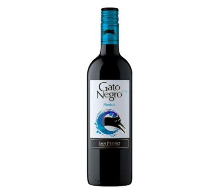 VINO GATO NEGRO MERLOT 750cc
