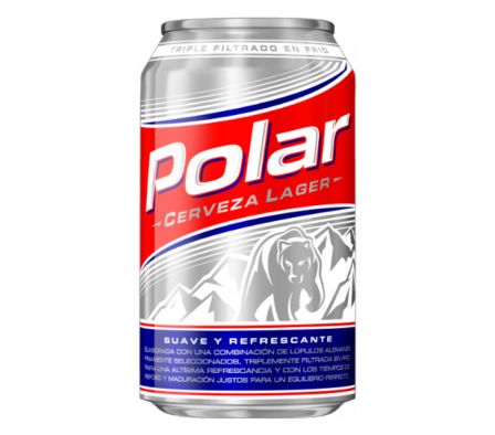CERVEZA POLAR LATA 350 ML