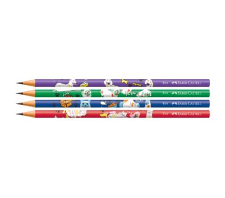 LAPIZ PAP.FABER GRAFITO MASCOTAS 72U. REF.935PET