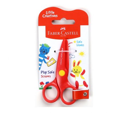 TIJERA FABER ESCOLAR PLASTICA REF. 180124