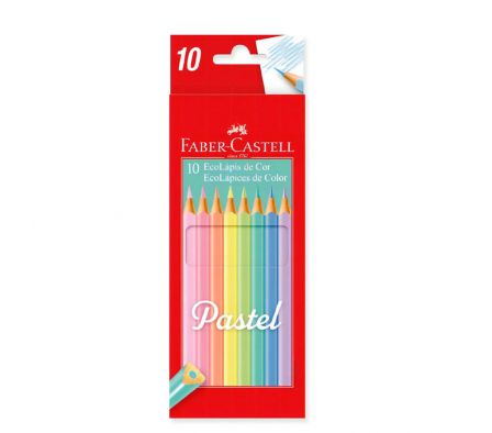 LAPIZ DE COLOR FABER 10 COLORES PASTEL Ref. 120510