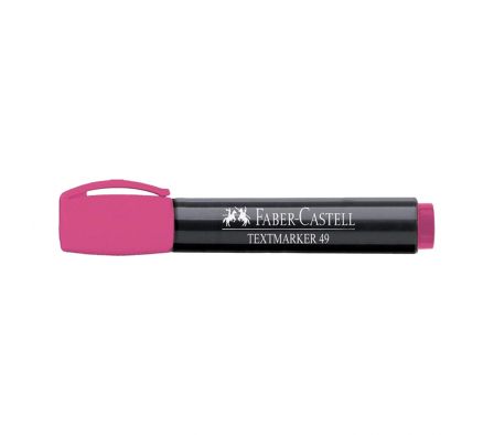 MARCADOR FOSFORECENTE FABER ROSADO