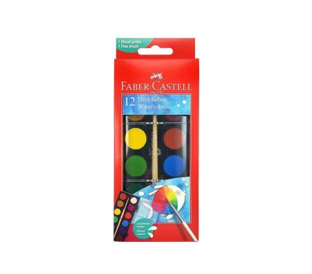 ACUARELA FABER 12 COLORES REF 125011