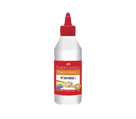 TEMPERA FABER 250ML BLANCO