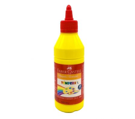 TEMPERA FABER AMARILLO 250ML No. 1641