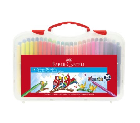MARCADOR FABER FIESTA 48 COLORES Ref. PLA-55534