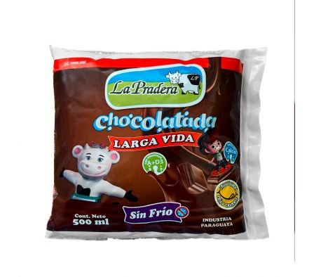 CHOCOLATADA LA PRADERA SACHET 500ML