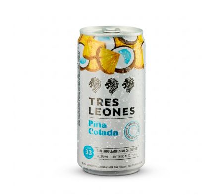 RON TRES LEONES PIÑA COLA 269ml LATA