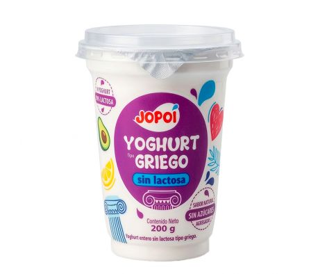 YOGHURT GRIEGO DESLACTOSADO JOPOI 200GR