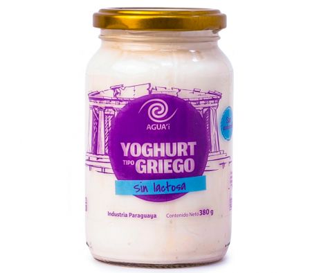 YOGHURT GRIEGO DESLACTOSADO AGUAI 380GR