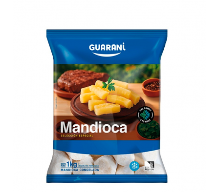 MANDIOCA CONGELADA GUARANI 1KG