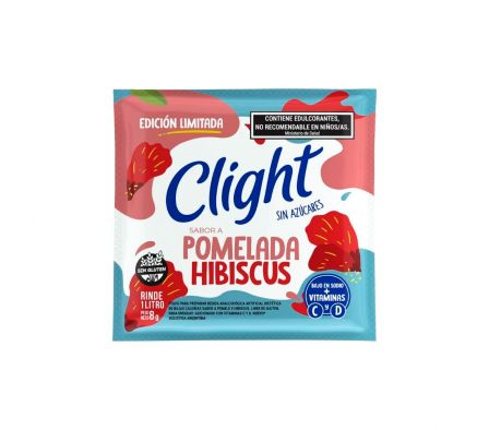 REFRESCO CLIGHT POMELADA HIBISCUS 16X20X8GR