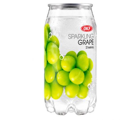 AGUA SABOR.OKF GAS.GRAPE 350ml PET