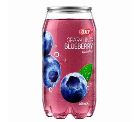 AGUA SABOR.OKF GAS.BLUEBERRY 350ml PET