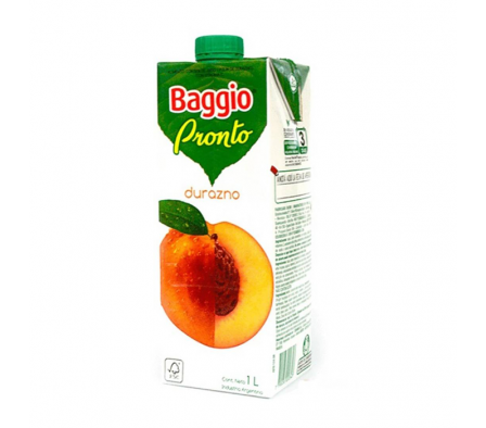JUGO BAGGIO NECTAR DURAZNO X 1 LT