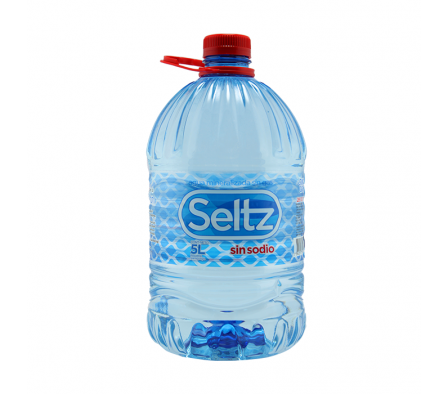 AGUA MINERAL SELTZ SIN SODIO X 5 LT
