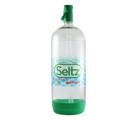 AGUA MINERAL SELTZ CON GAS SIFON 2 LT