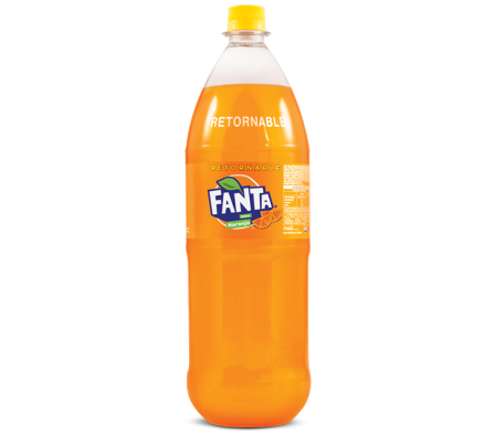 GASEOSA FANTA NARANJA RETORNABLE 2 LT