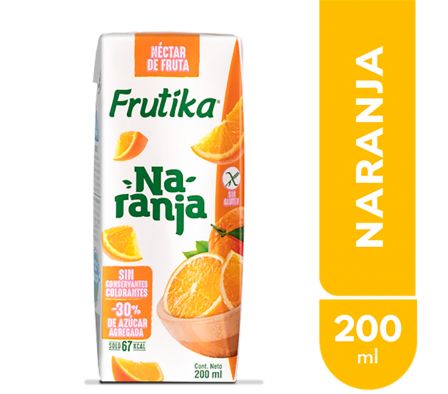 JUGO FRUTIKA NARANJA 200 CC