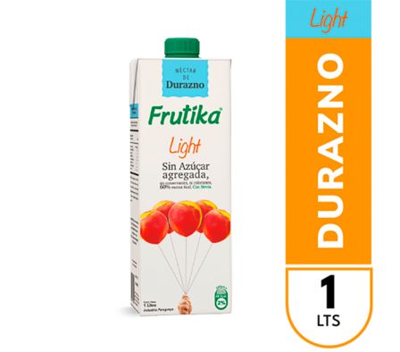 JUGO FRUTIKA DURAZNO LIGHT 1 LT 