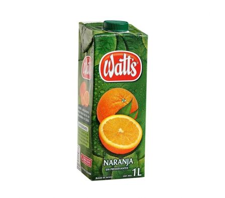 JUGO WATTS NARANJA 1 LT