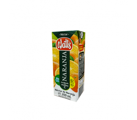 JUGO WATTS NARANJA 200 CC