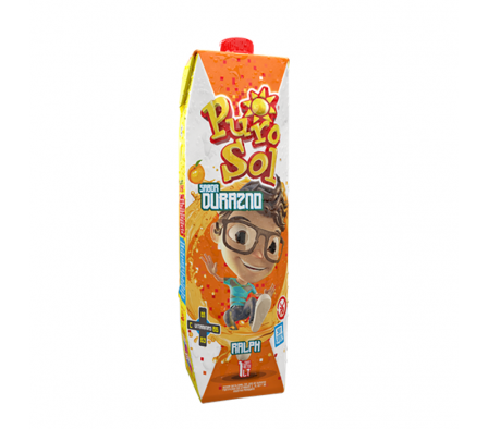 JUGO PURO SOL DURAZNO 1 LT