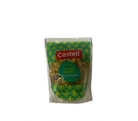 ACEITUNAS VERDE RODAJAS CASTELL DOY 80ML