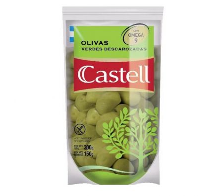 ACEITUNAS VERDE DESCAROZADA CASTELL 150  GR