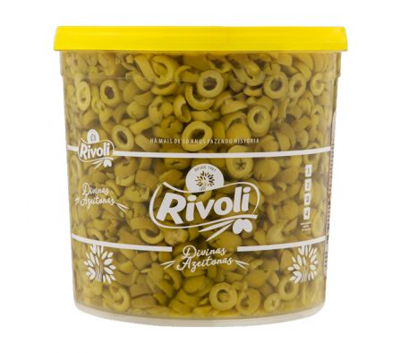 ACEITUNAS RIVOLI RODAJA VERDES 3,2 kg BALDE