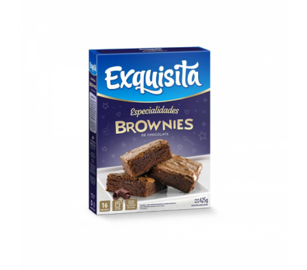 BROWNIES EXQUISITA CHOCOLATE 425 GR 