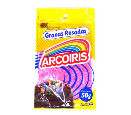  GRANA ARCO IRIS ROSADA 50  GR