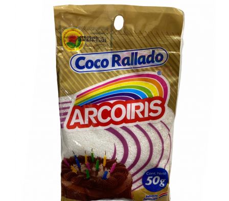 COCO RALLADO ARCO IRIS 50GR