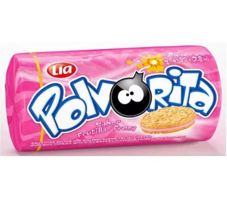 GALLET. POLVORITA FRUTILLA 80 GR.