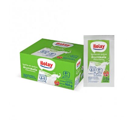 LECHE EN POLVO ILOLAY DESCREMADA 5  GR