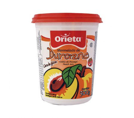 MERMELADA ORIETA DURAZNO 500  GR