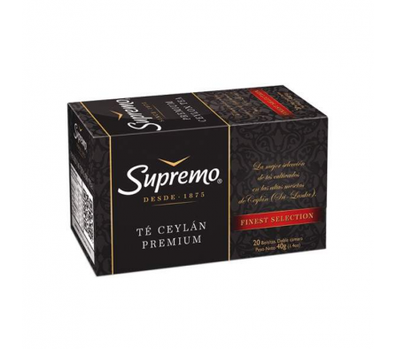TE SUPREMO CEYLAN X 20 UNIDADES