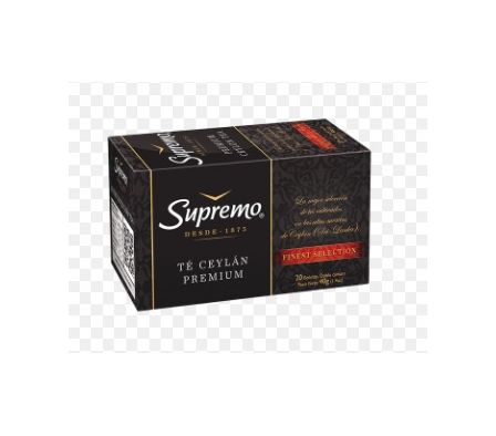 TE SUPREMO CEYLAN PREMIUN X20 UNIDADES