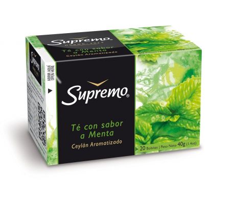 TE SUPREMO AROMATICO MENTA X 20   SAQUITOS 