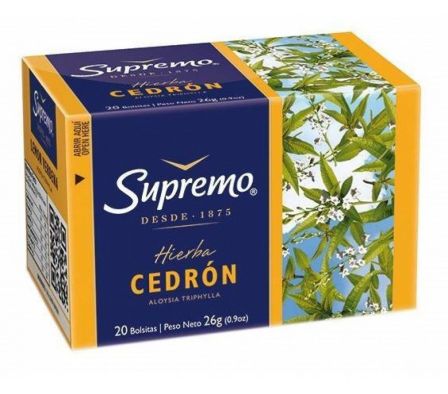 TE SUPREMO CEDRON X 20 UNIDADES