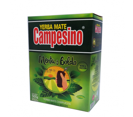 YERBA M CAMPESINO MENTA Y BOLDO 500GR