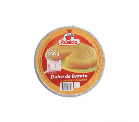 DULCE DE BATATA PRIMICIA 500  GR 