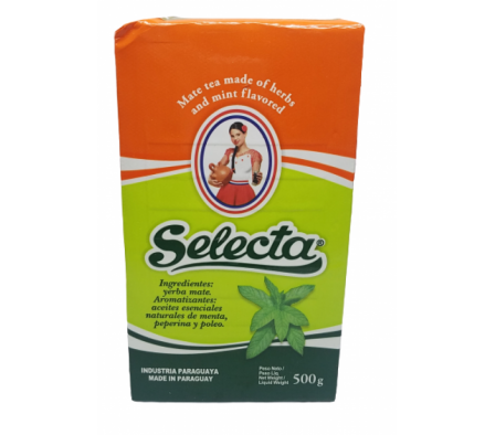 YERBA SELEC  HIERBAS MENTA 500  GR