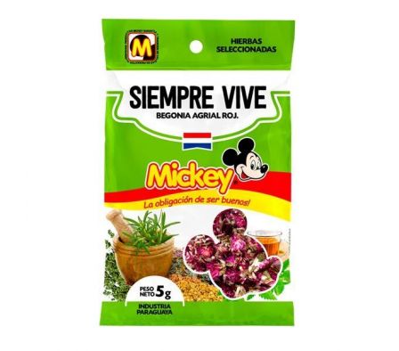 SIEMPRE VIVE MICKEY 5GR X 10