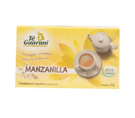 TE GUARANI MANZANILLA 20 SAQ.DE 1 GR