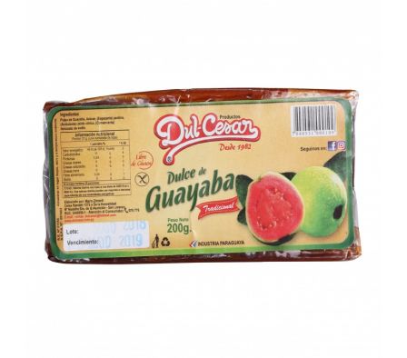 DULCE GUAYABA DUL CESAR 200  GR