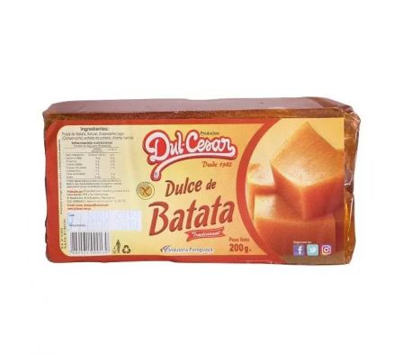 DULCE DE BATATA DUL CESAR 200  GR