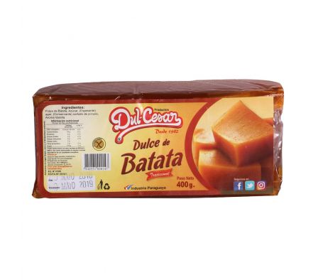 DULCE DE BATATA DUL CESAR PAN 400  GR