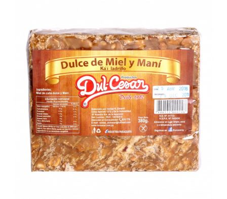 DULCE DE MIEL Y MANI DUL CESAR 380GR